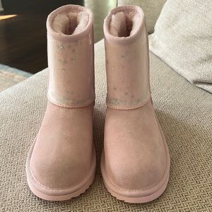 Girls pink UGG boots size 3